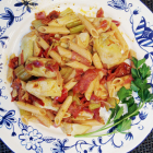 Pasta with Artichoke Hearts and Sun-dried Tomatoes