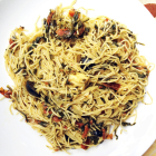 Spinach, Sun-dried Tomatoes, Angel Hair Pasta