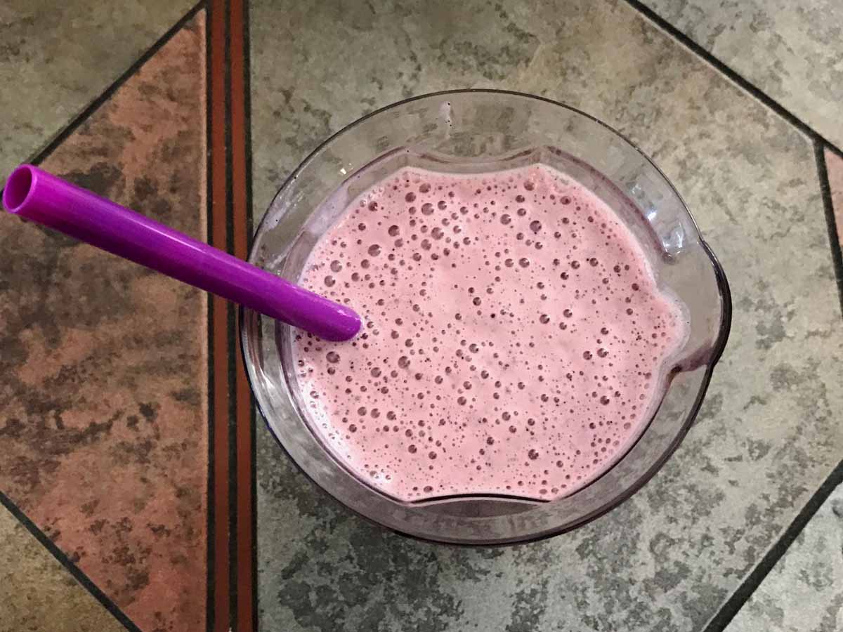 Strawberry Banana Cashew Shake 2