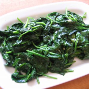 Spinach Cooked