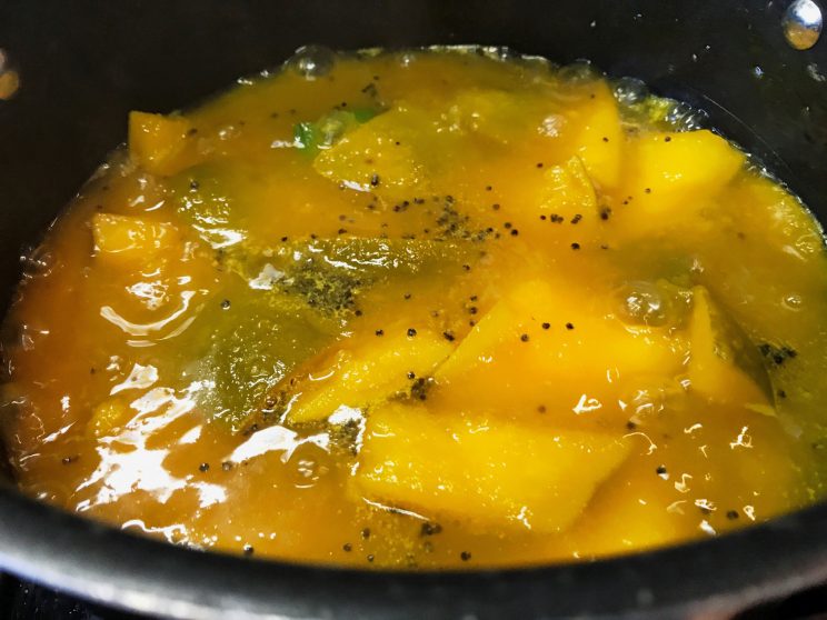 Mango Pachadi (Sweet and Sour Salad)