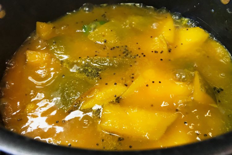 Indian Mango Sweet Sour Pachadi (Salad-Relish)