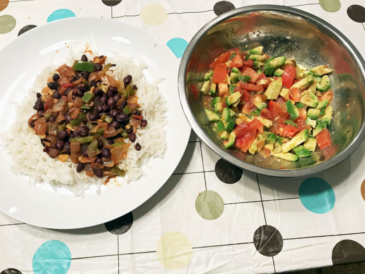 Delicious Veggie, Beans, Spices Medley Meal