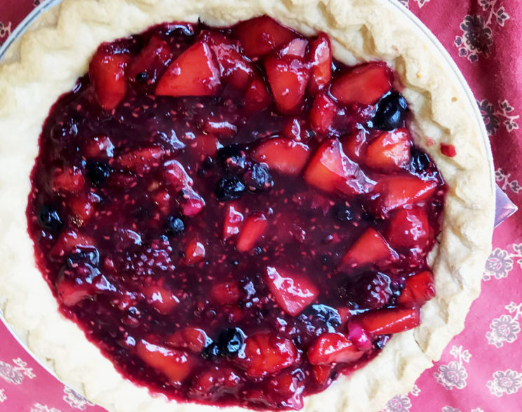 Easy Healthy Berry Pie