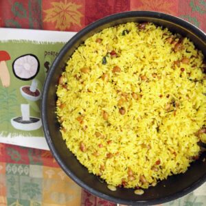 Indian Lemon Rice 1