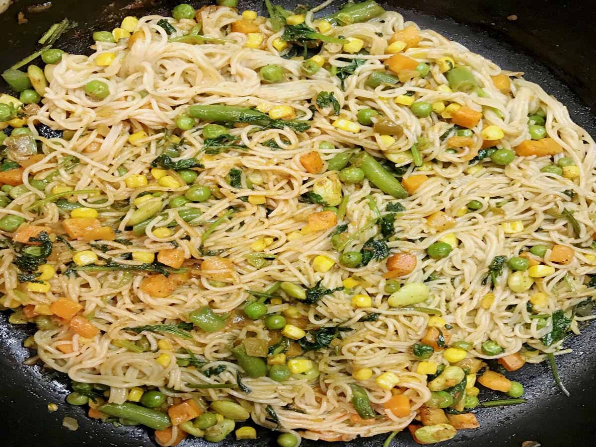 Mexican Rice Noodles & Vegetables 7