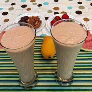 Delicious Healthy Fruits Nuts Dates Smoothie 4