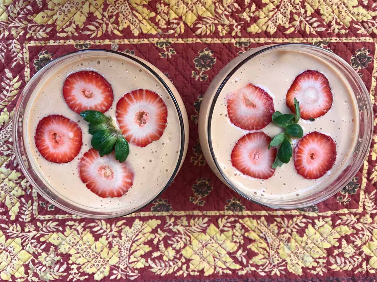 Apricot Smoothie Dessert