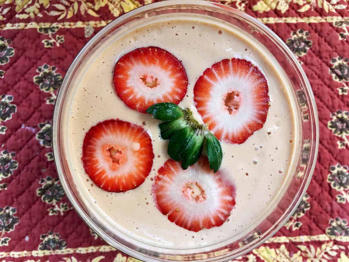 Apricot Smoothie Dessert