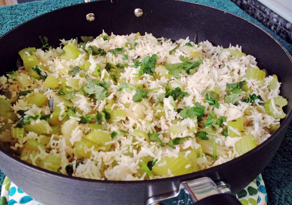 Easy Celery Rice