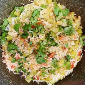 Easy Celery Tomato Rice