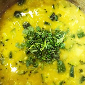 Zucchini Squash and Dahl Recipe