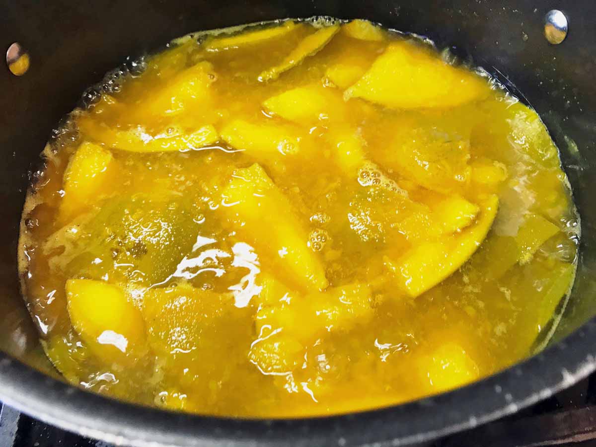 Mango Pachadi (Sweet and Sour Salad) 7
