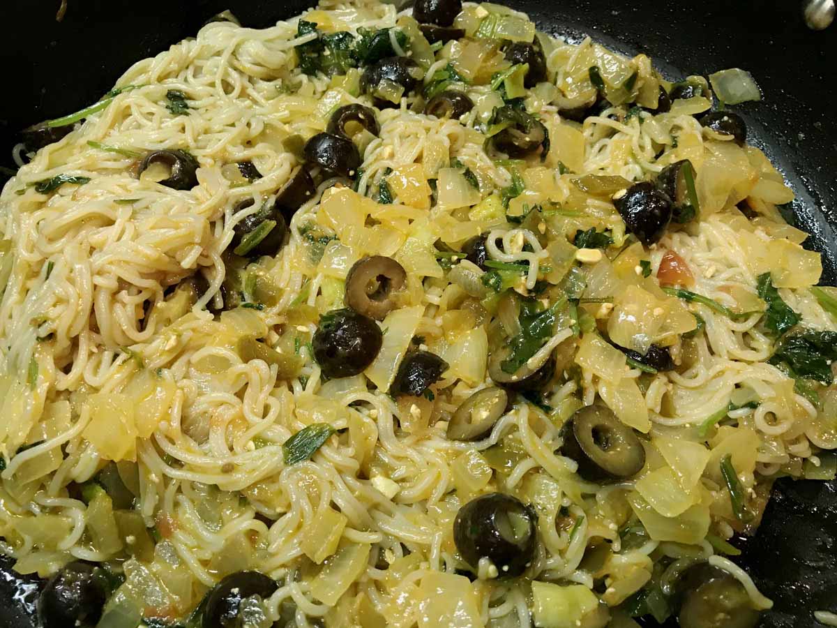 Rice Noodles Italian Style